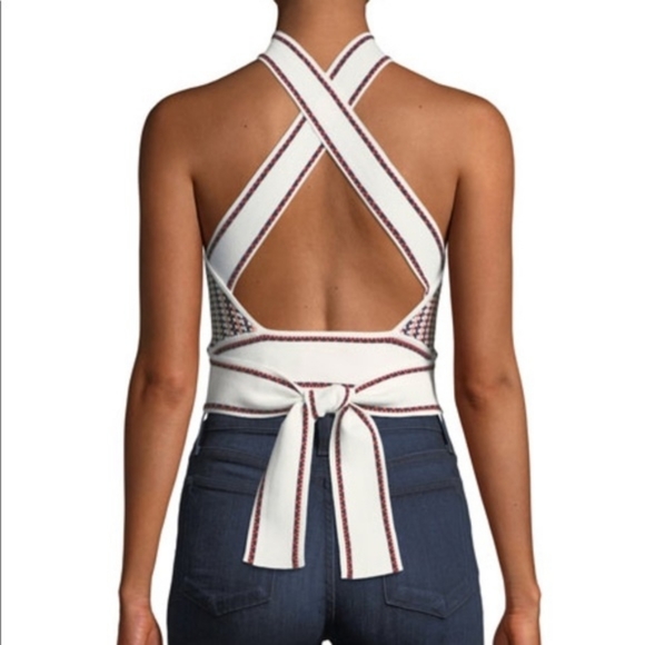 CLUB MONACO Raeni Halter Sweater Wrap Top (NWT) - Picture 8 of 9